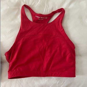 TechSweat™ Crop Top Red